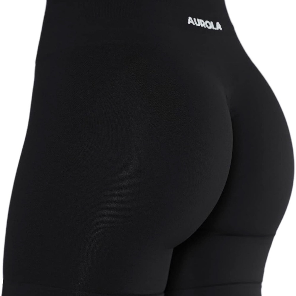 AUROLA Intensify Workout Shorts for Women Seamless XL Black